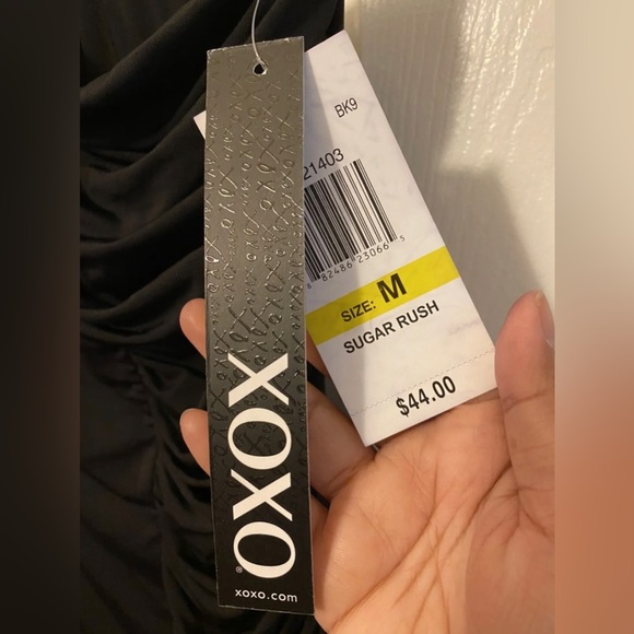 XOXO Brand Women’s Blouse Top Shirt Black Sequins NWT M Medium - Picture 5 of 5